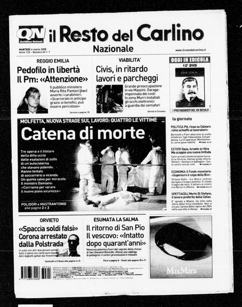 Il Resto del Carlino : giornale dell'Emilia